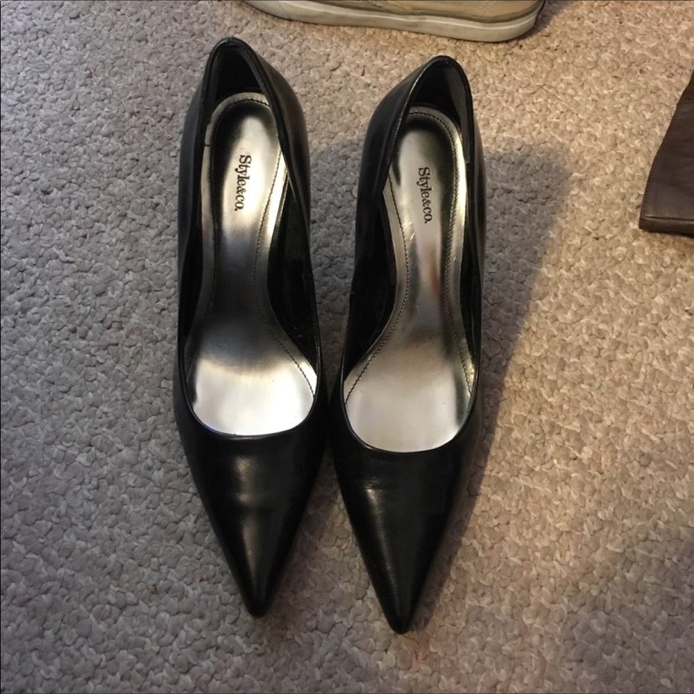 Style & Co black pumps 8.5